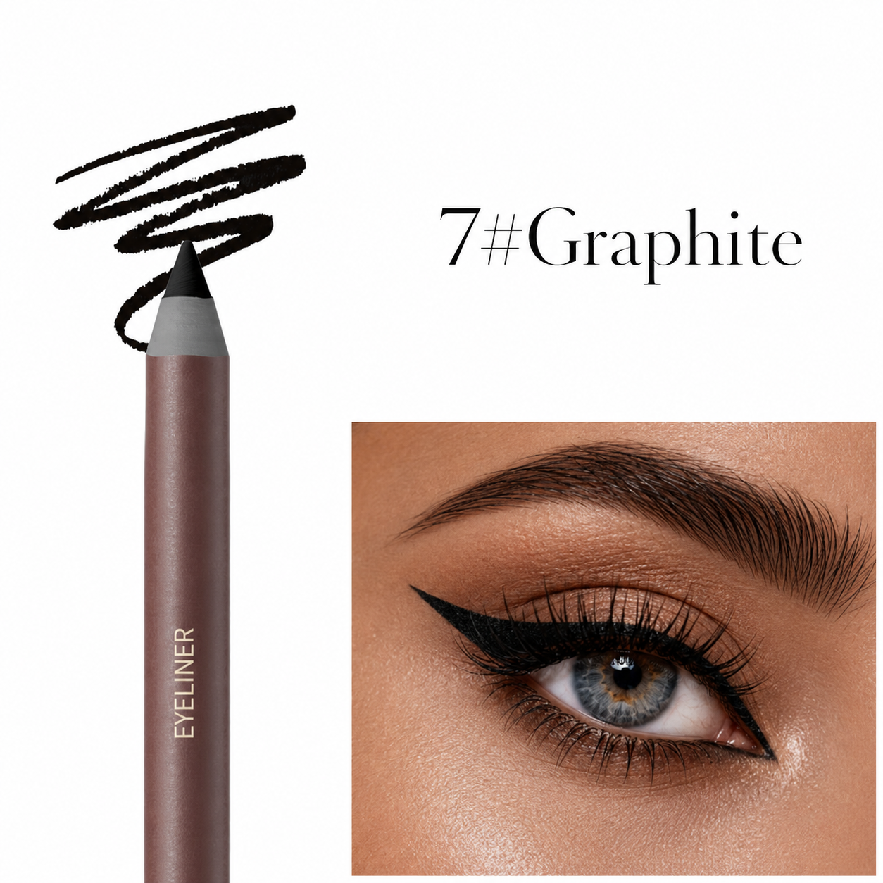 Colorable removable eyeliner gel pen