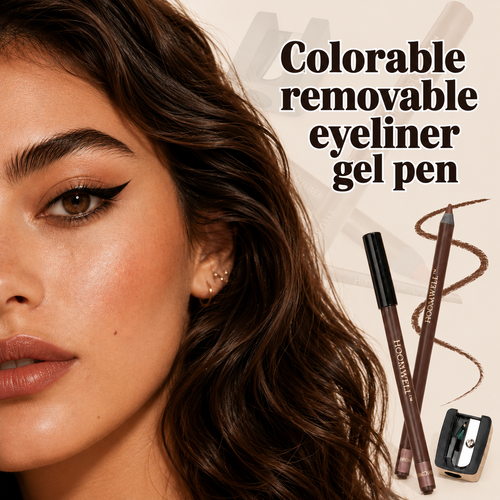 Colorable removable eyeliner gel pen