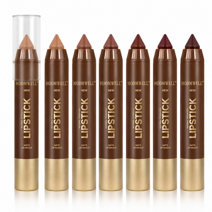 Chocolate-colored soft mist matte lip liner