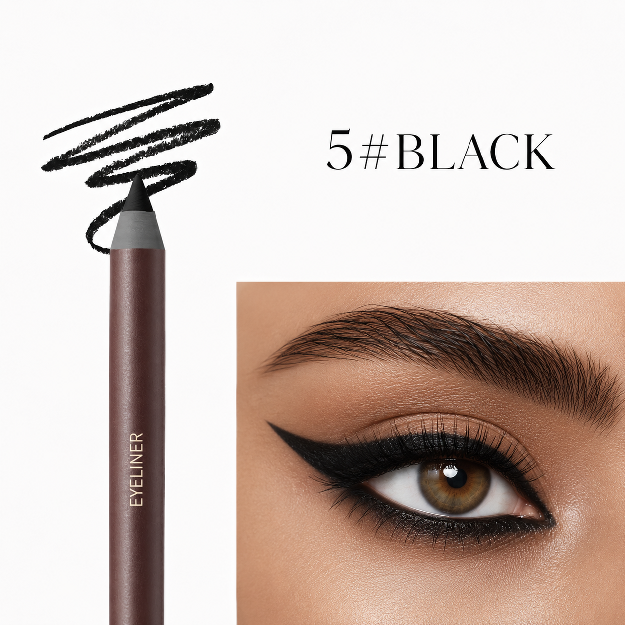 Colorable removable eyeliner gel pen