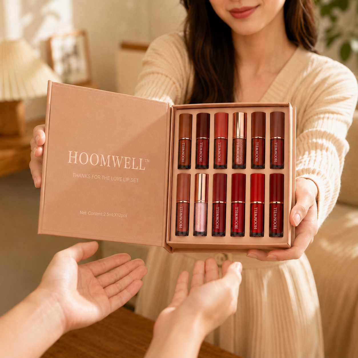 12-color book lipstick set