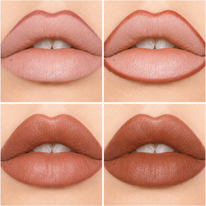 Chocolate-colored soft mist matte lip liner
