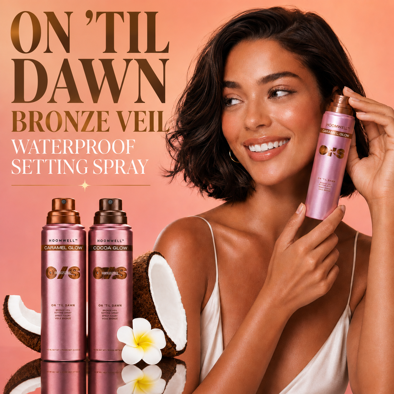 On 'Til Dawn Bronze Veil Waterproof Setting Spray