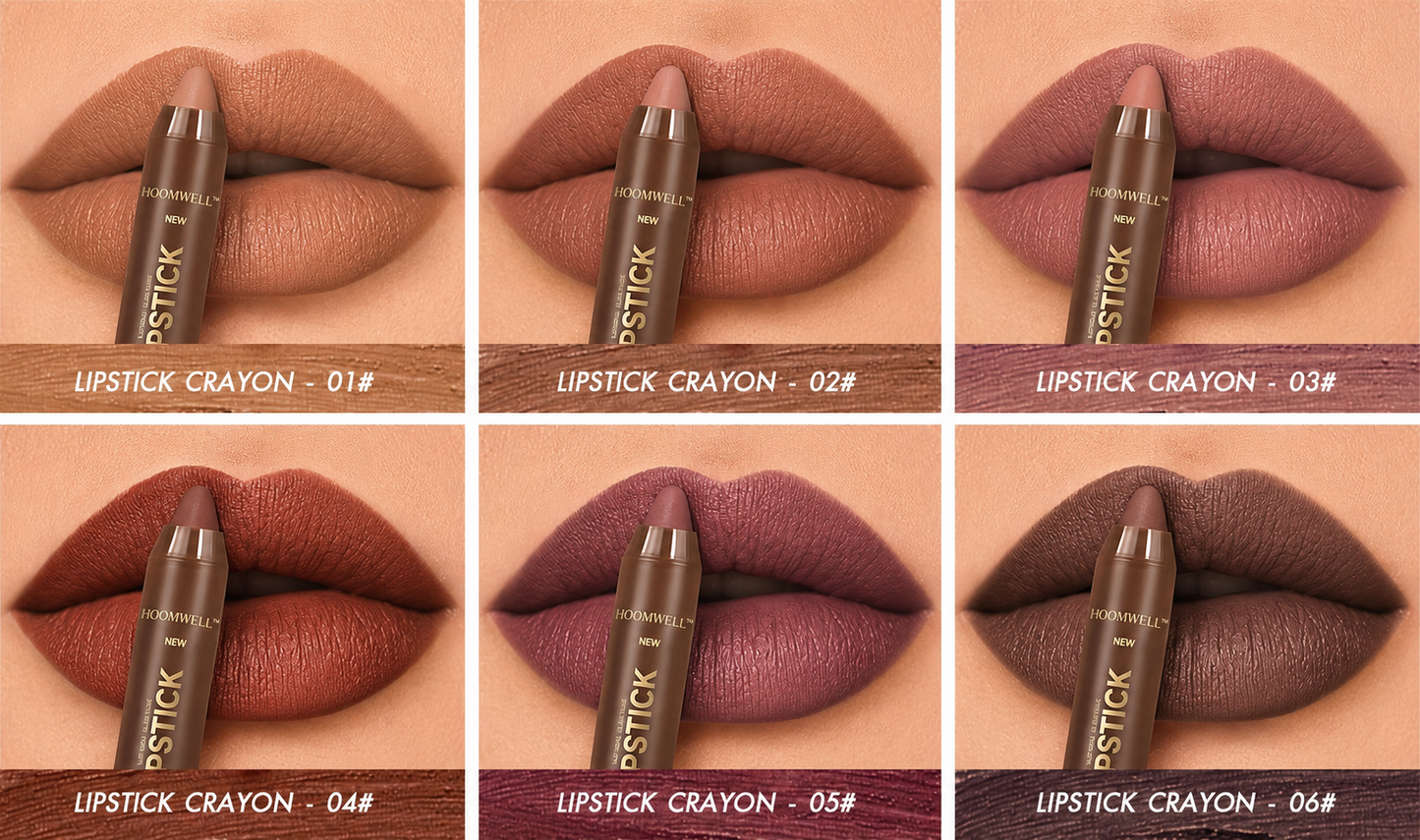Chocolate-colored soft mist matte lip liner